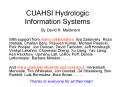 CUAHSI Hydrologic Information Systems PowerPoint PPT Presentation