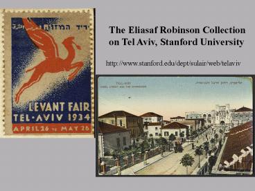 http://www.stanford.edu/dept/sulair/web/telaviv
