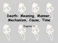 Death: Meaning, Manner, Mechanism, Cause, Time PowerPoint PPT Presentation