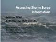 Assessing Storm Surge Information PowerPoint PPT Presentation