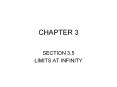 LIMITS AT INFINITY PowerPoint PPT Presentation