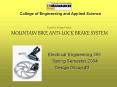 Capstone Design Project: MOUNTAIN BIKE ANTI-LOCK BRAKE SYSTEM PowerPoint PPT Presentation