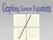 Graphing Linear Equations