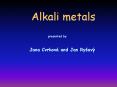 Alkali metals PowerPoint PPT Presentation