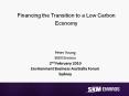 Financing the Transition to a Low Carbon Economy PowerPoint PPT Presentation