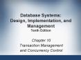 Database Systems: Design, Implementation, and Management Tenth Edition PowerPoint PPT Presentation