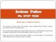 Sydney Patios PowerPoint PPT Presentation