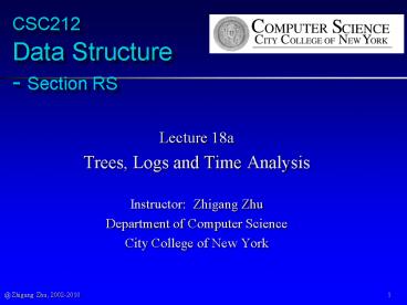 CSC212  Data Structure - Section RS