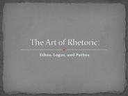 Ethos, Logos, and Pathos