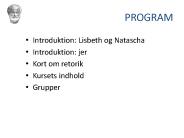 PROGRAM