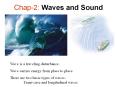 Chap-2: Waves and Sound PowerPoint PPT Presentation
