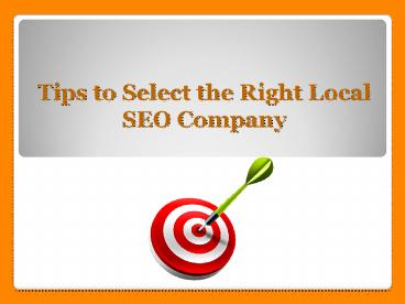 Tips to Find the Right Adelaide Local SEO Company