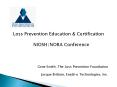 Loss Prevention Education PowerPoint PPT Presentation