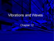 Vibrations and Waves