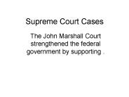 Supreme Court Cases