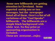 God's Billboards!
