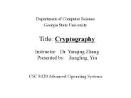Title: Cryptography