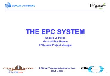 THE EPC SYSTEM