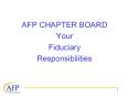 AFP CHAPTER BOARD PowerPoint PPT Presentation