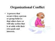 Organizational Conflict