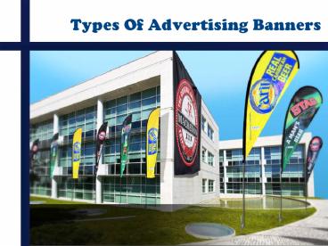 Various Advertising Banners