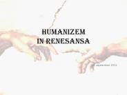 HUMANIZEM IN RENESANSA
