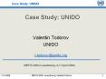 Case Study: UNIDO PowerPoint PPT Presentation