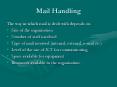 Mail Handling PowerPoint PPT Presentation
