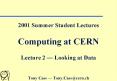 2001 Summer Student Lectures Computing at CERN Lecture 2  PowerPoint PPT Presentation