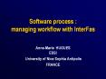 Software process : managing workflow with InterFas PowerPoint PPT Presentation
