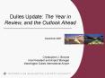 Dulles Update: The Year in Review, and the Outlook Ahead PowerPoint PPT Presentation