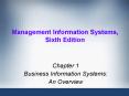 Management Information Systems, Sixth Edition PowerPoint PPT Presentation