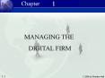 Chp 1 Managing the Digital Firm PowerPoint PPT Presentation