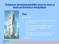 Exigences environnementales pour les tours  PowerPoint PPT Presentation