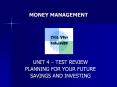 MONEY MANAGEMENT PowerPoint PPT Presentation