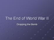 The End of World War II