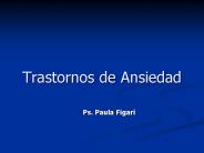 Trastornos de Ansiedad
