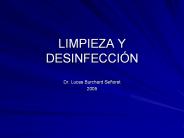 LIMPIEZA Y DESINFECCI