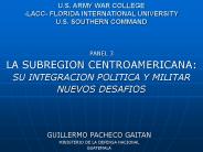 LA SUBREGION CENTROAMERICANA:
