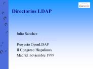 Directorios LDAP