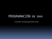 PROGRAMACI