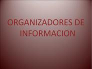 ORGANIZADORES DE INFORMACION