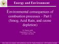 Energy and Environment PowerPoint PPT Presentation