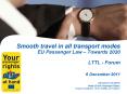 Smooth travel in all transport modes EU Passenger Law  PowerPoint PPT Presentation