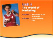 Unit 1 The World of Marketing