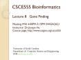 CSCE555 Bioinformatics PowerPoint PPT Presentation