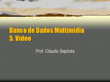 Banco de Dados Multim