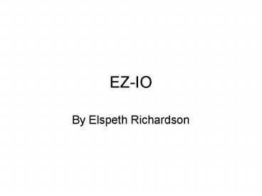 EZ-IO