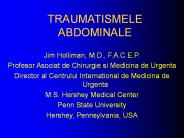 TRAUMATISMELE ABDOMINALE