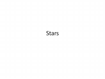 Stars